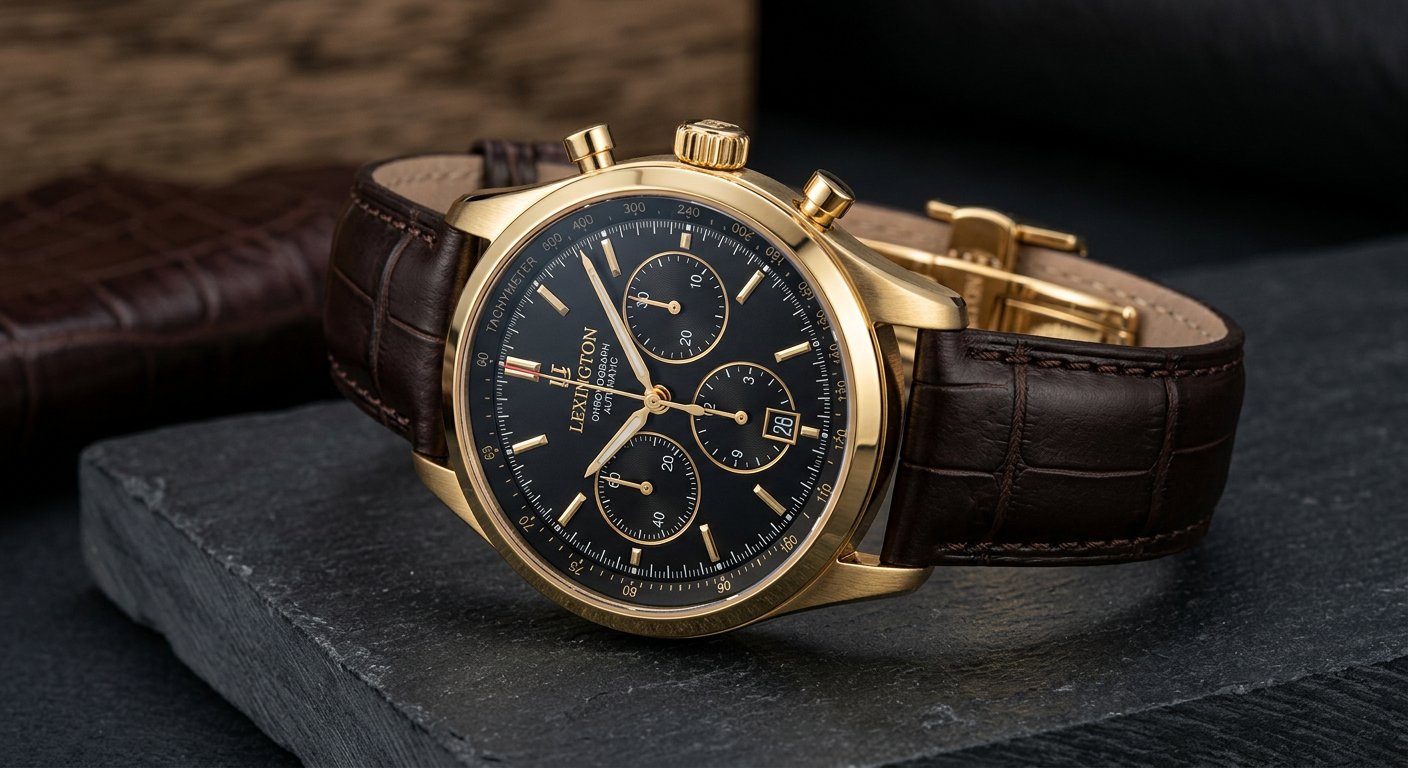 Chrono Gold Leather