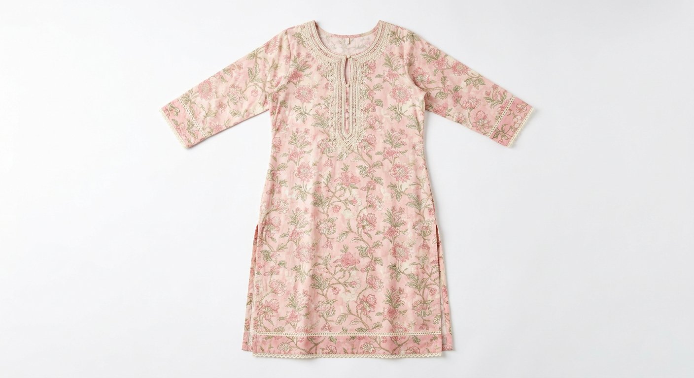 Floral Cotton Kurti